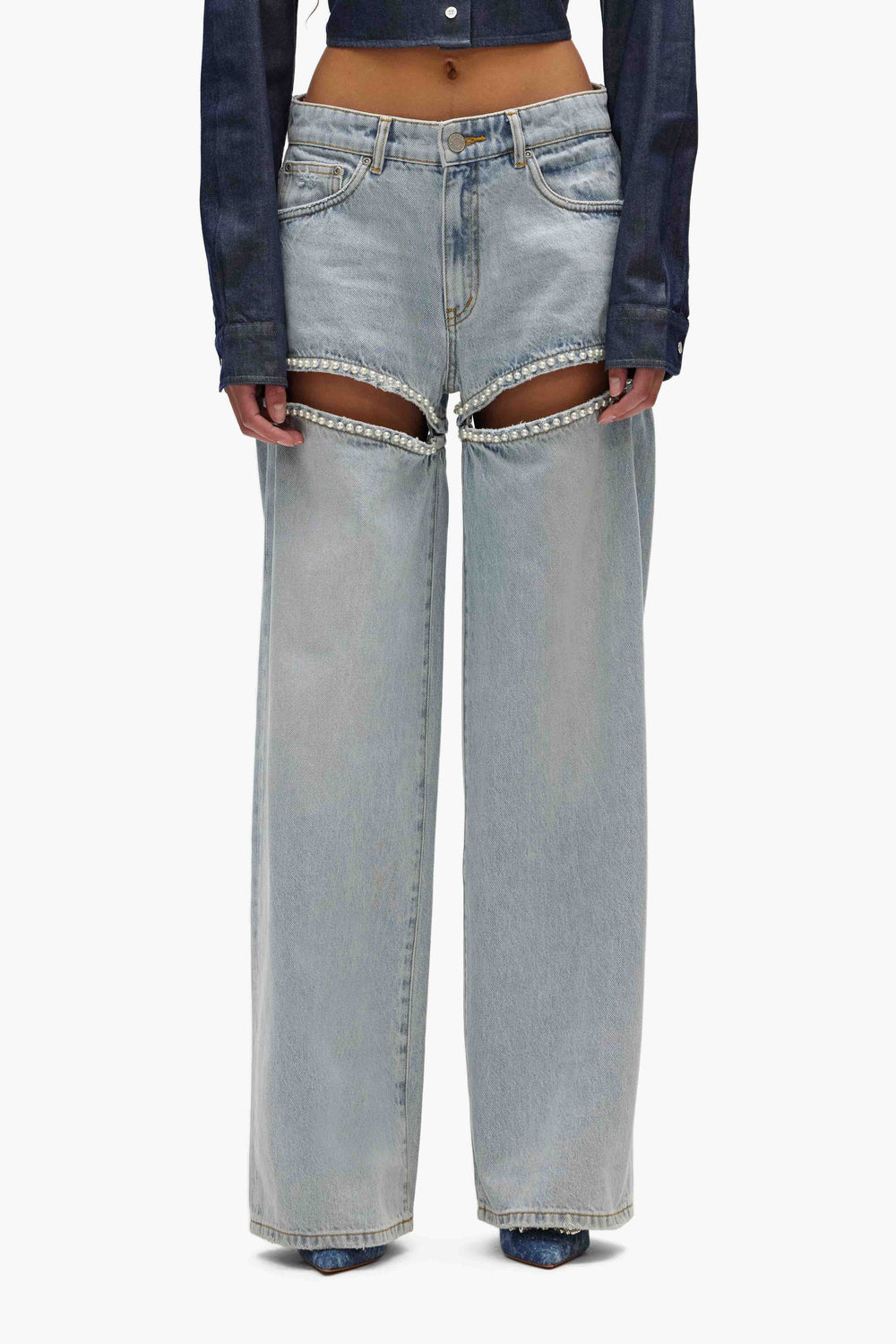 Wide Leg Pearl Jean