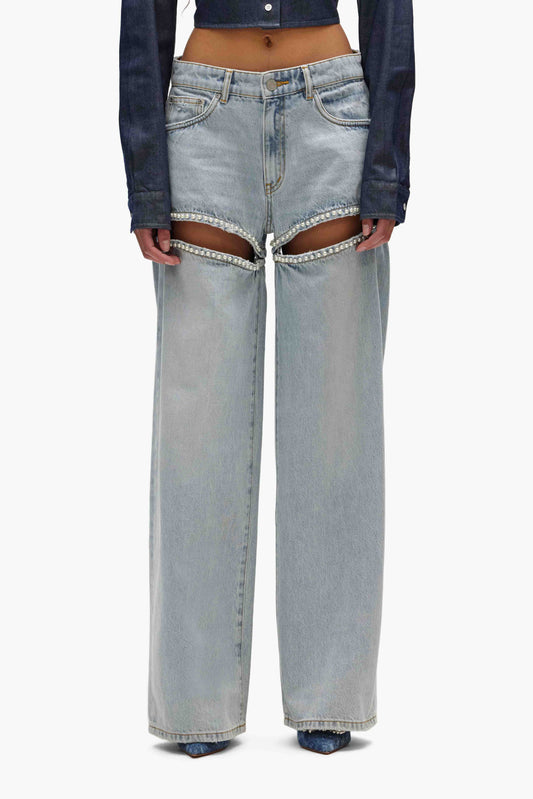 Wide Leg Pearl Jean