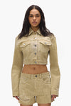 Radial Bling Crop Jacket