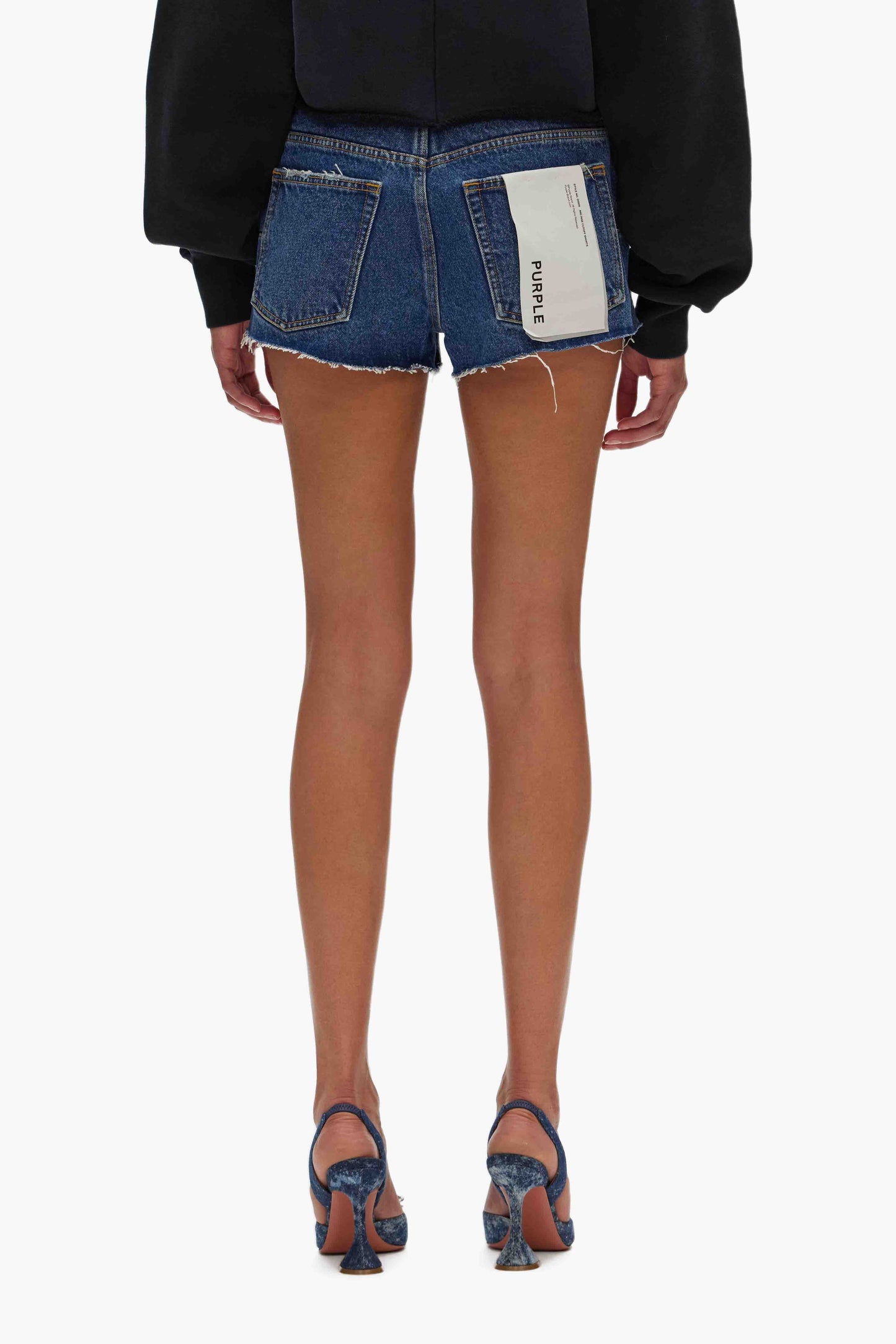 Rhinestone Denim Shorts