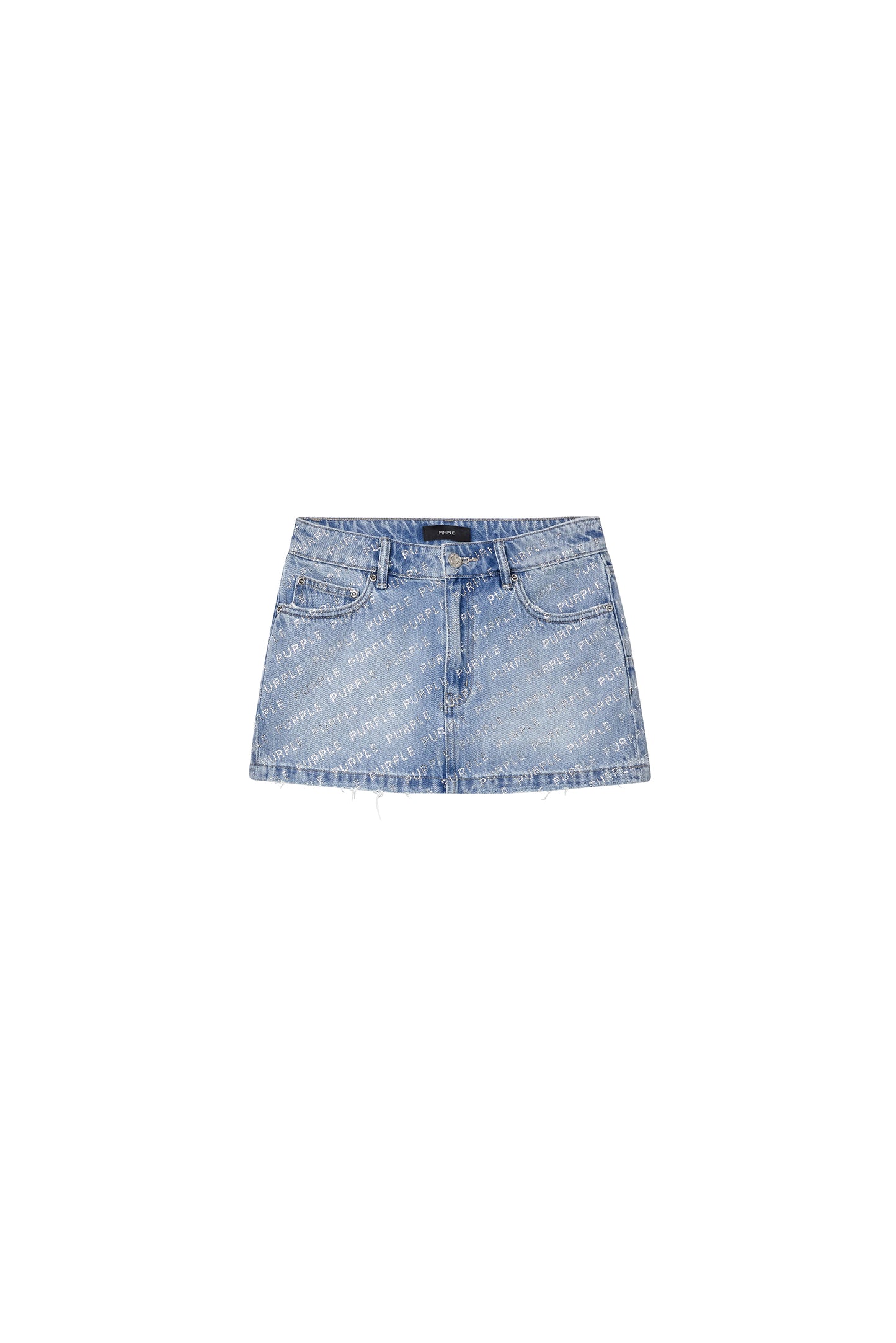 Logo Bling Mini Skirt