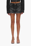 Logo Bling Mini Skirt