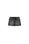 Logo Bling Mini Skirt