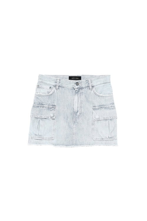 Sun Fade Cargo Mini Skirt