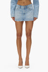 Logo Bling Mini Skirt
