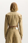 Radial Bling Crop Jacket