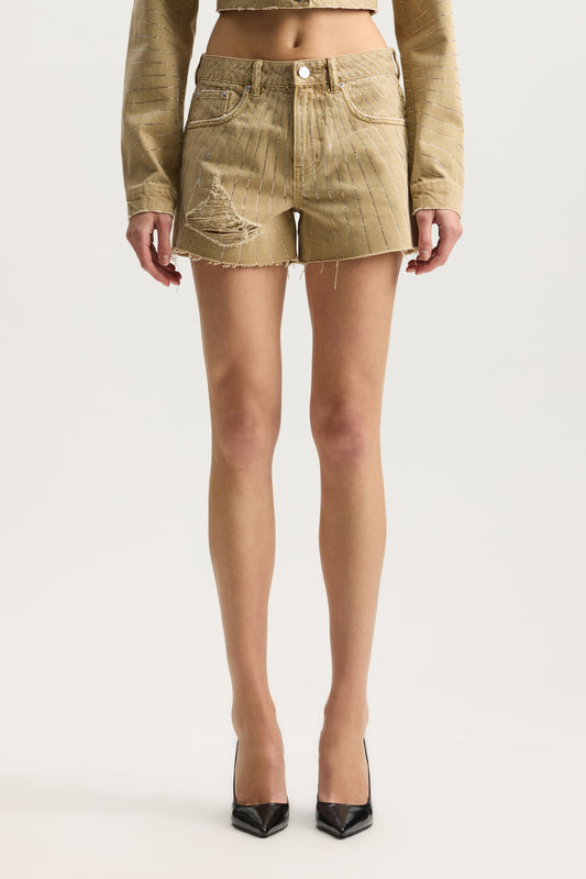 Radial Bling Cut Off Short