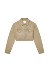 Radial Bling Crop Jacket