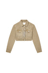 Radial Bling Crop Jacket