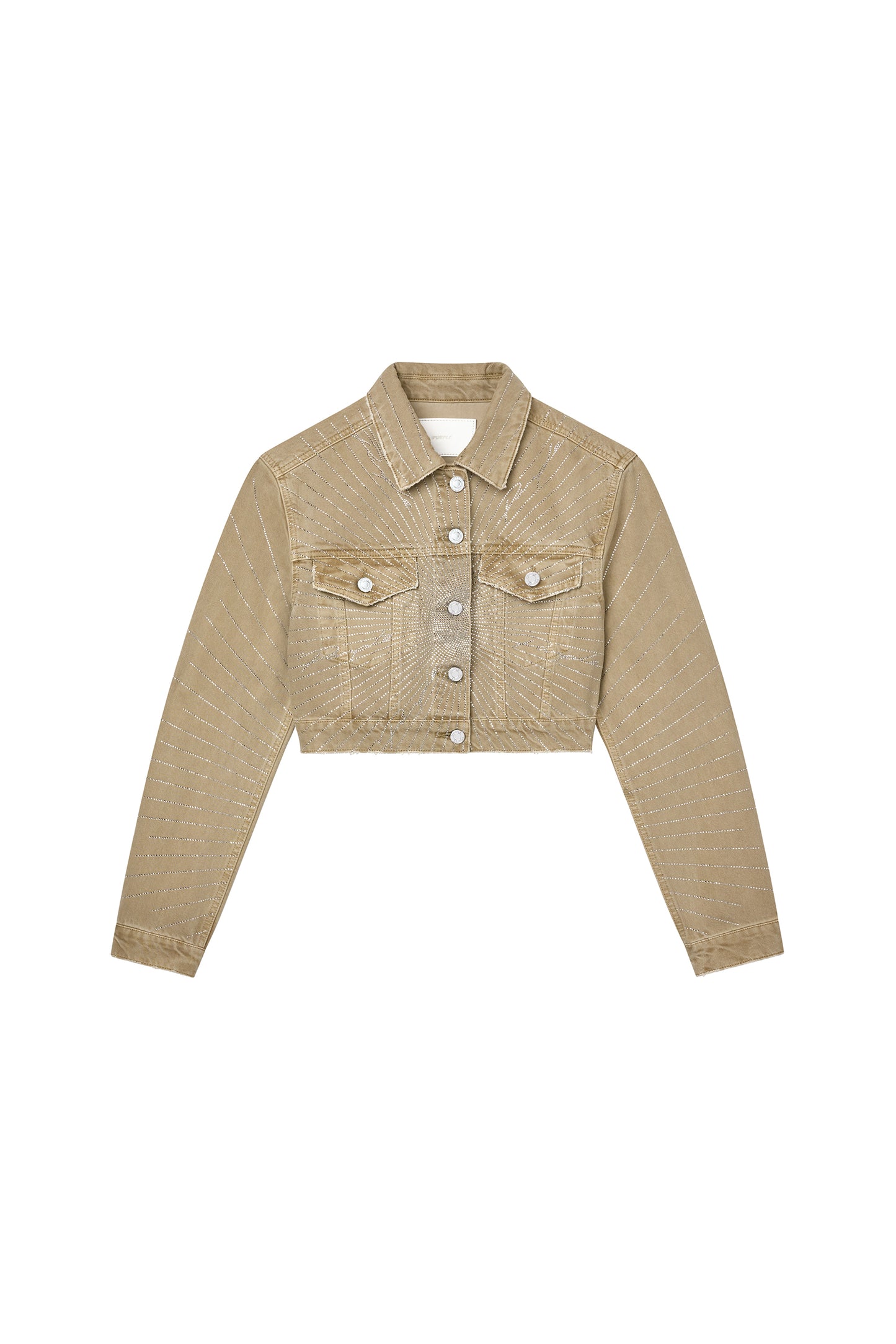 Radial Bling Crop Jacket