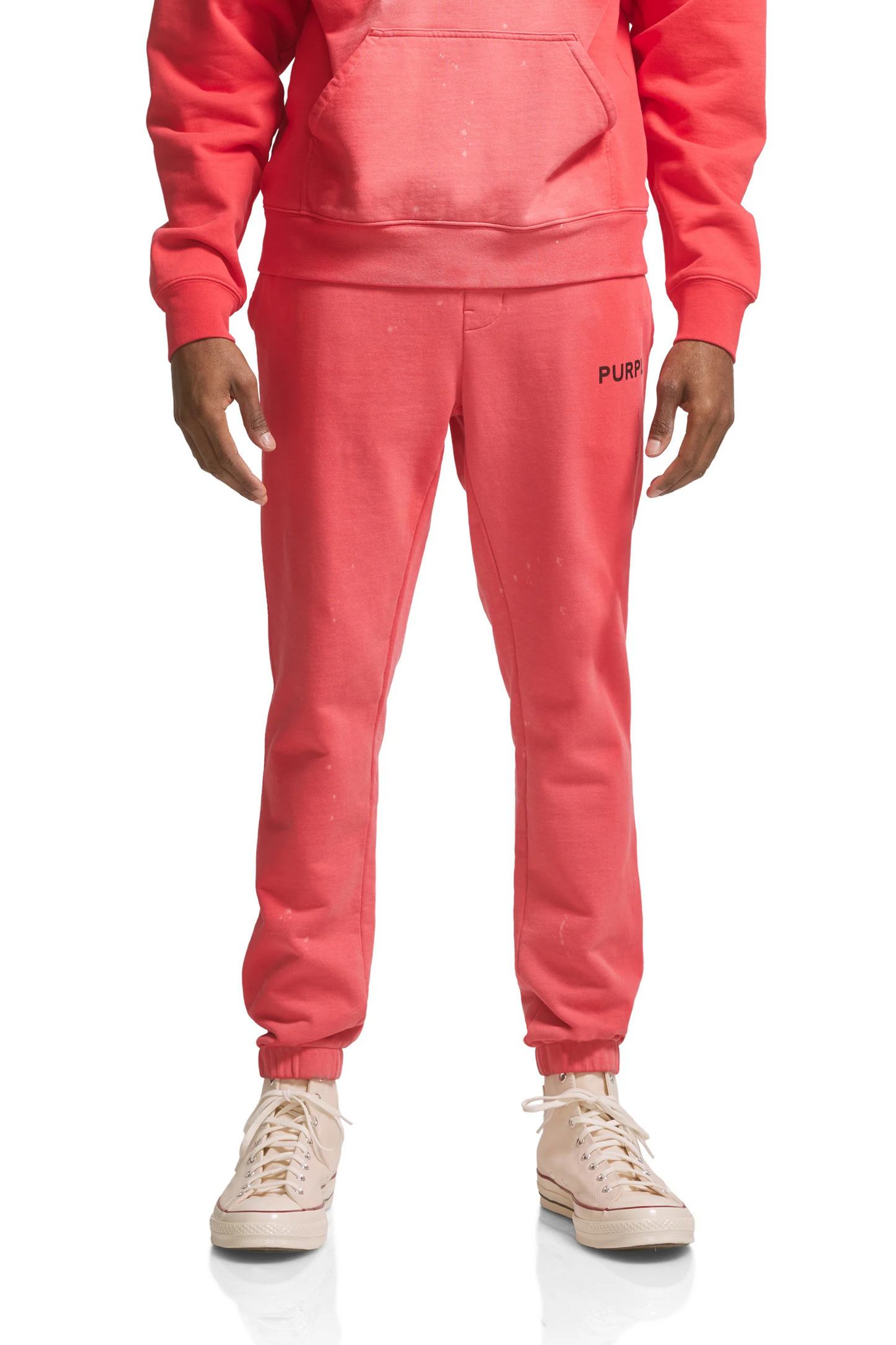 P450 French Terry Red Poppy Jogger