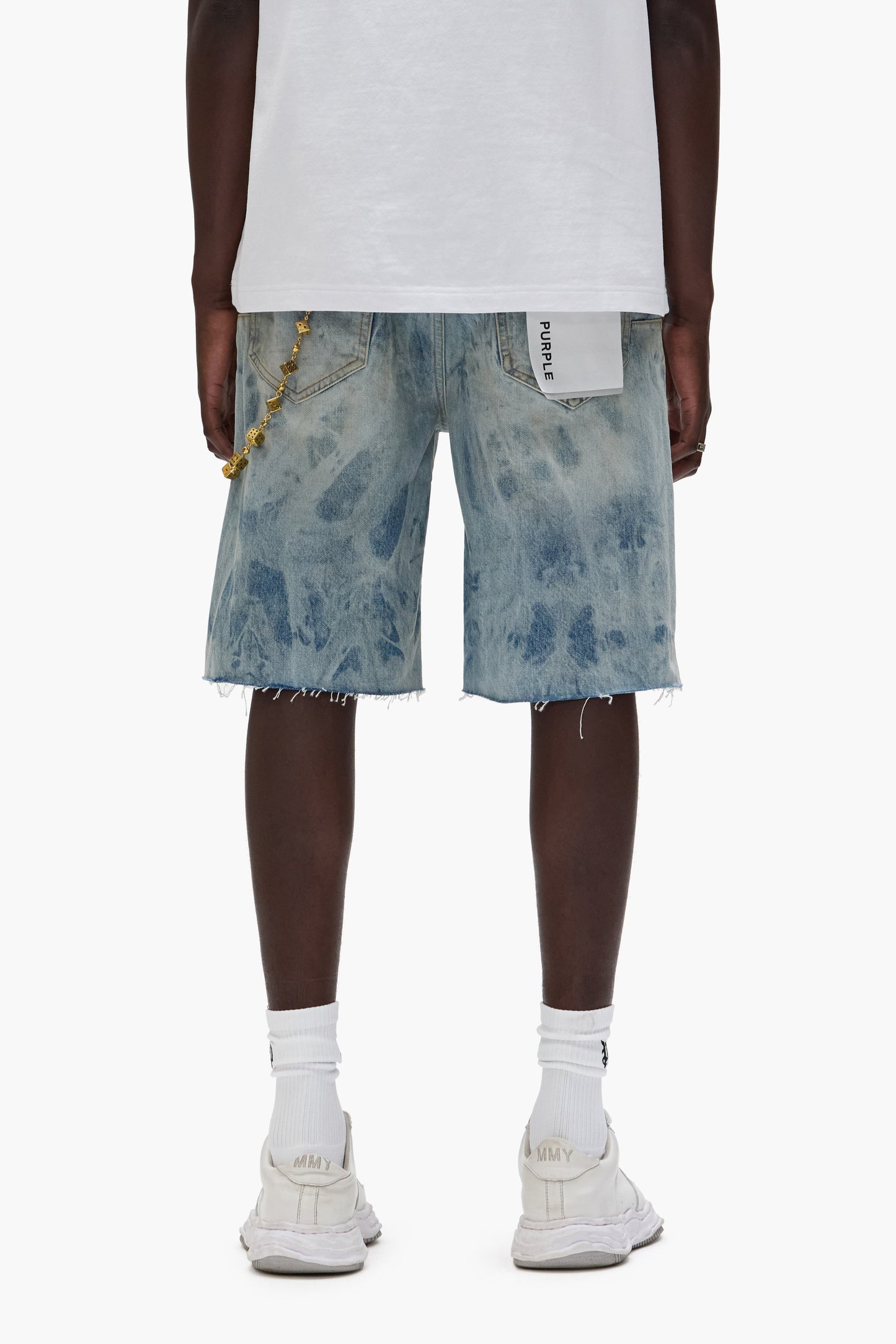 P059 Mixed Paint Shorts
