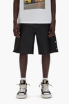 Leather Tearaway Shorts