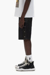 Leather Tearaway Shorts