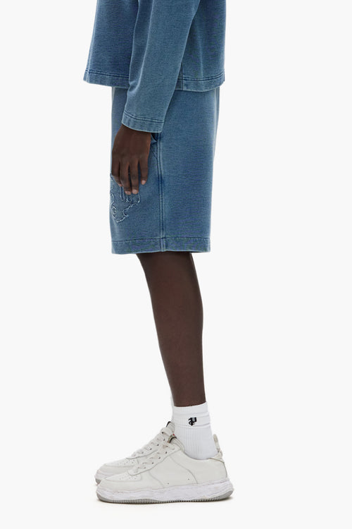 Gothic P Applique Short