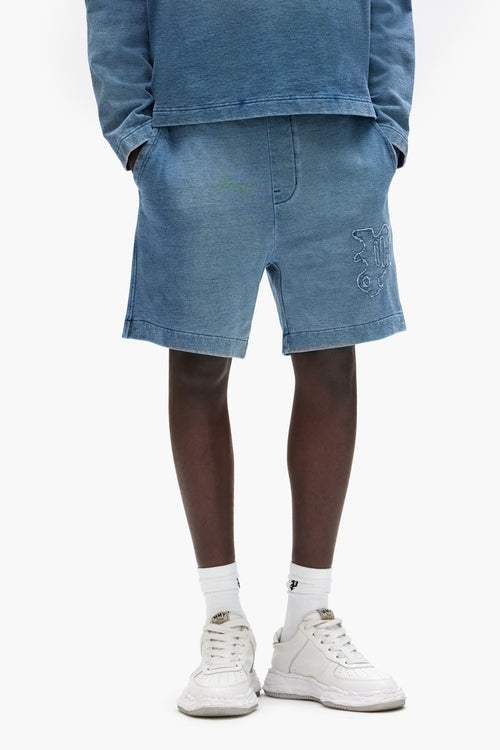 Gothic P Applique Short