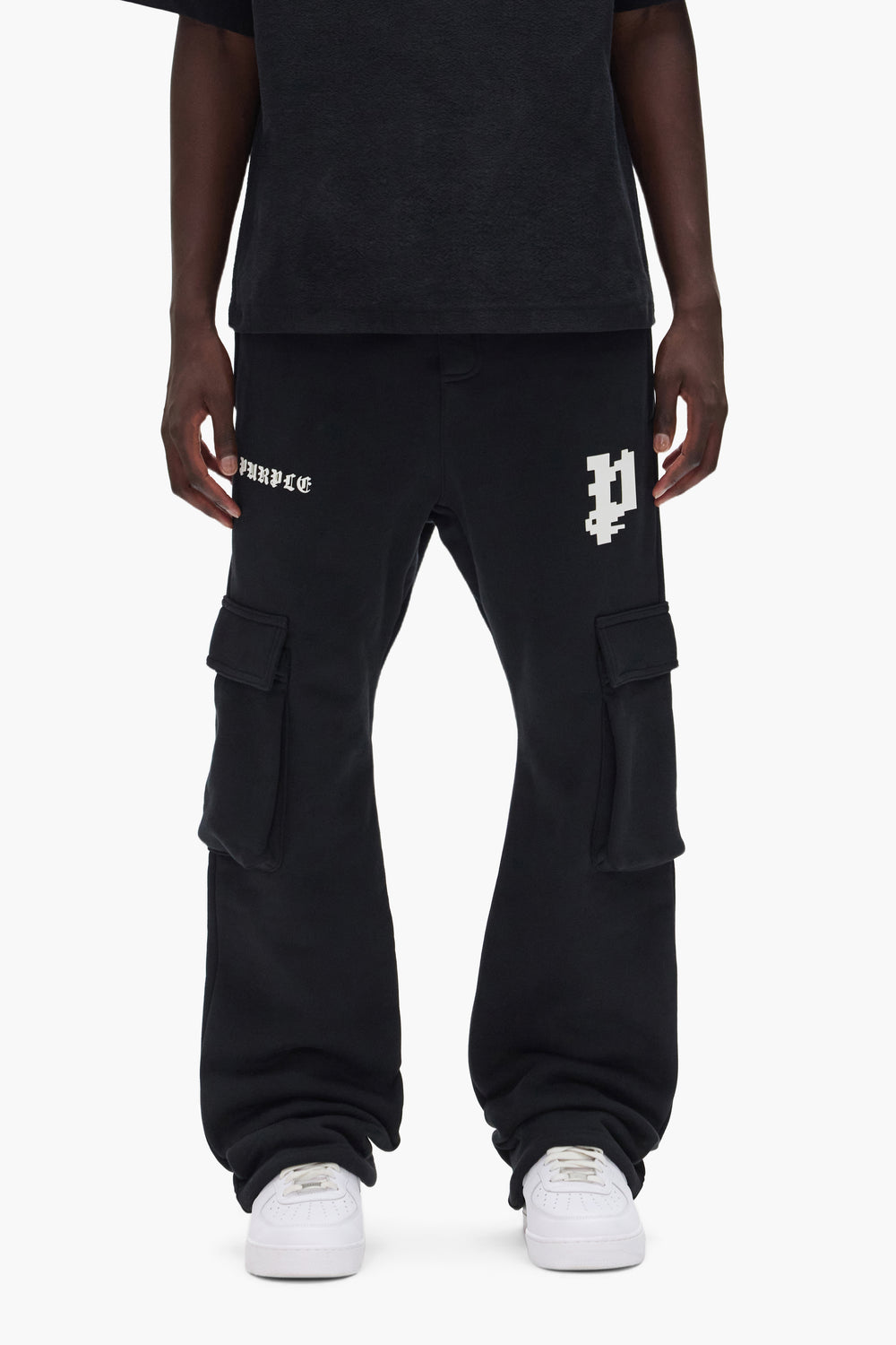 Pixelated Gothic P Cargo Sweatpant