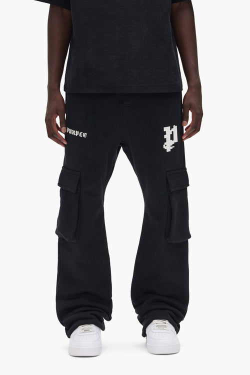 Pixelated Gothic P Cargo Sweatpant