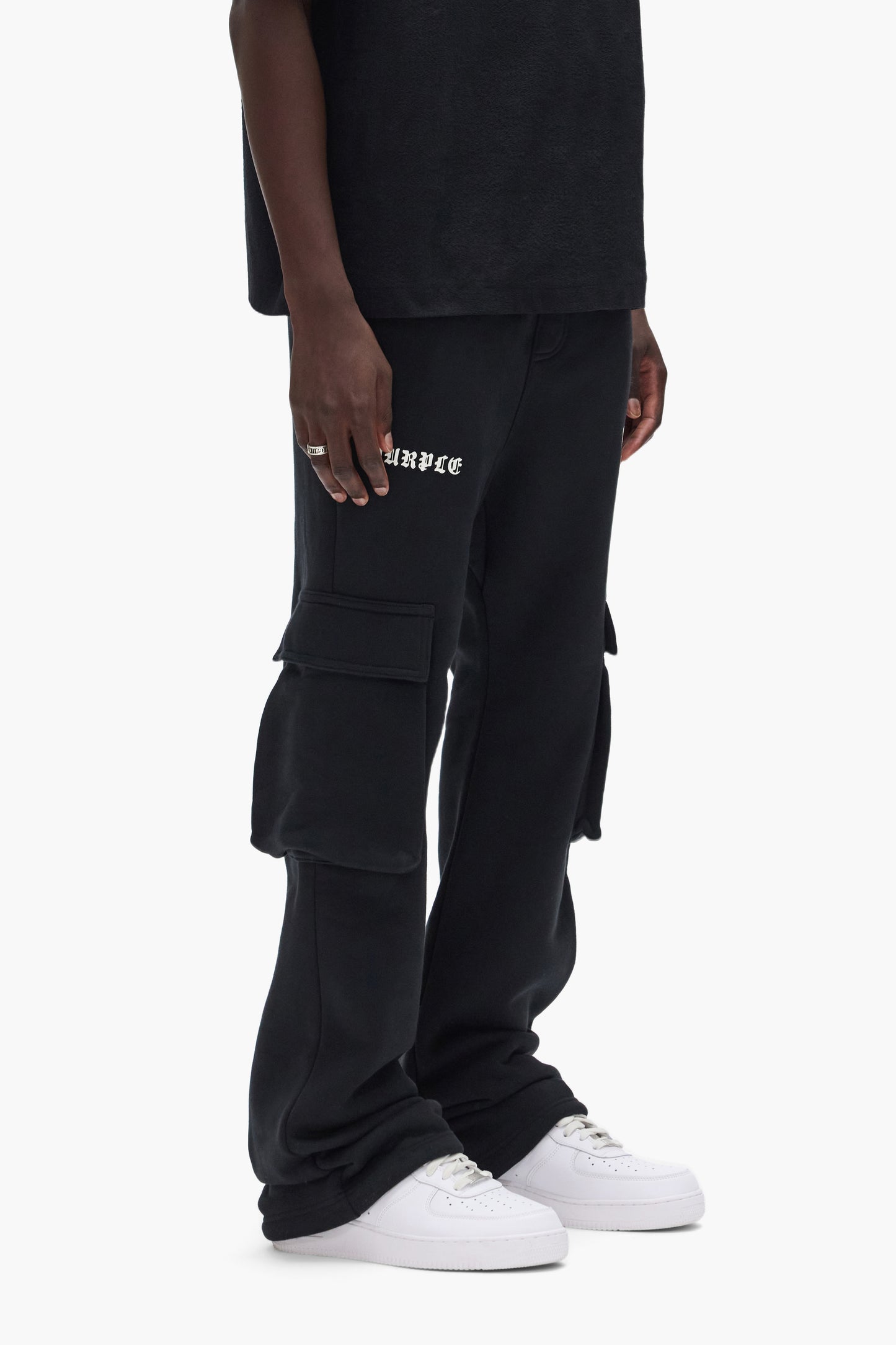 Pixelated Gothic P Cargo Sweatpant