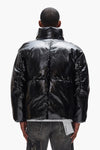 Leather Puffer Jacket