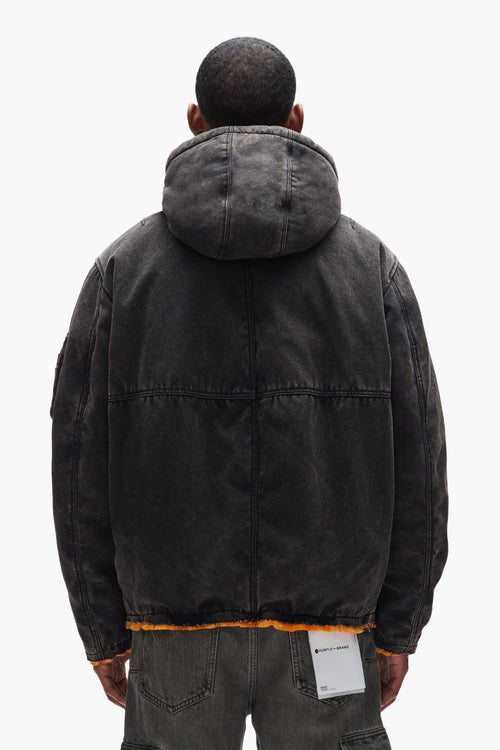 Purple X Alpha Industries Bomber
