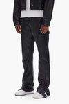 Leather Carpenter Snap Pant