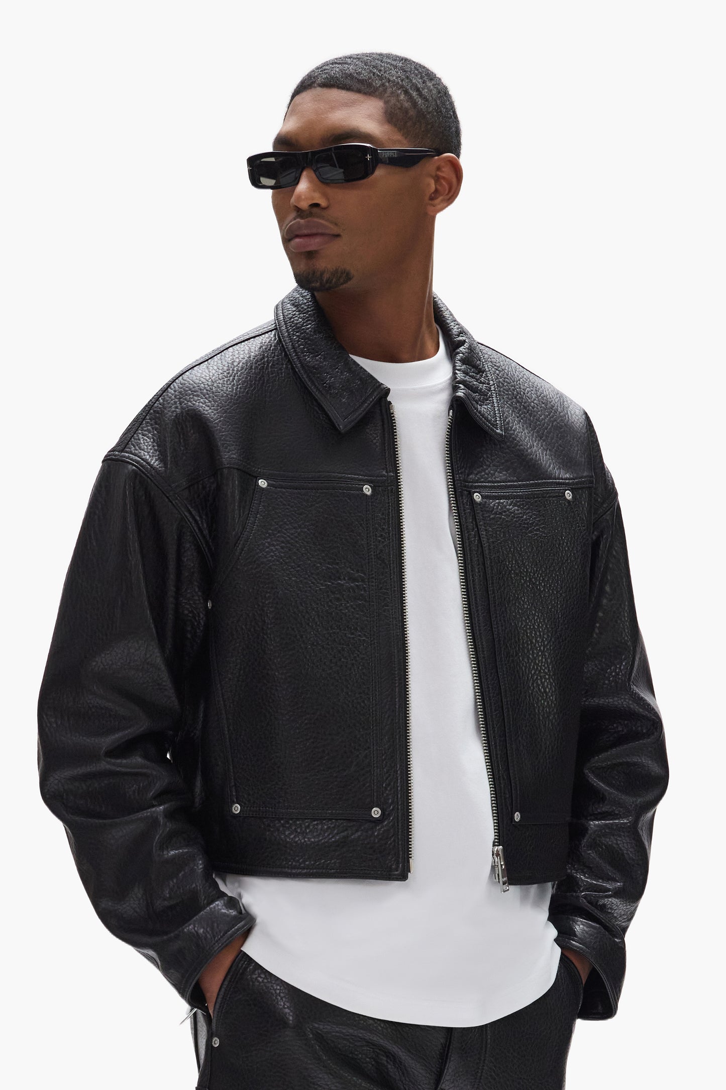 Leather Carpenter Jacket