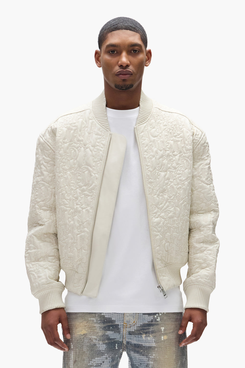 Gothic Outline Bomber Jacket