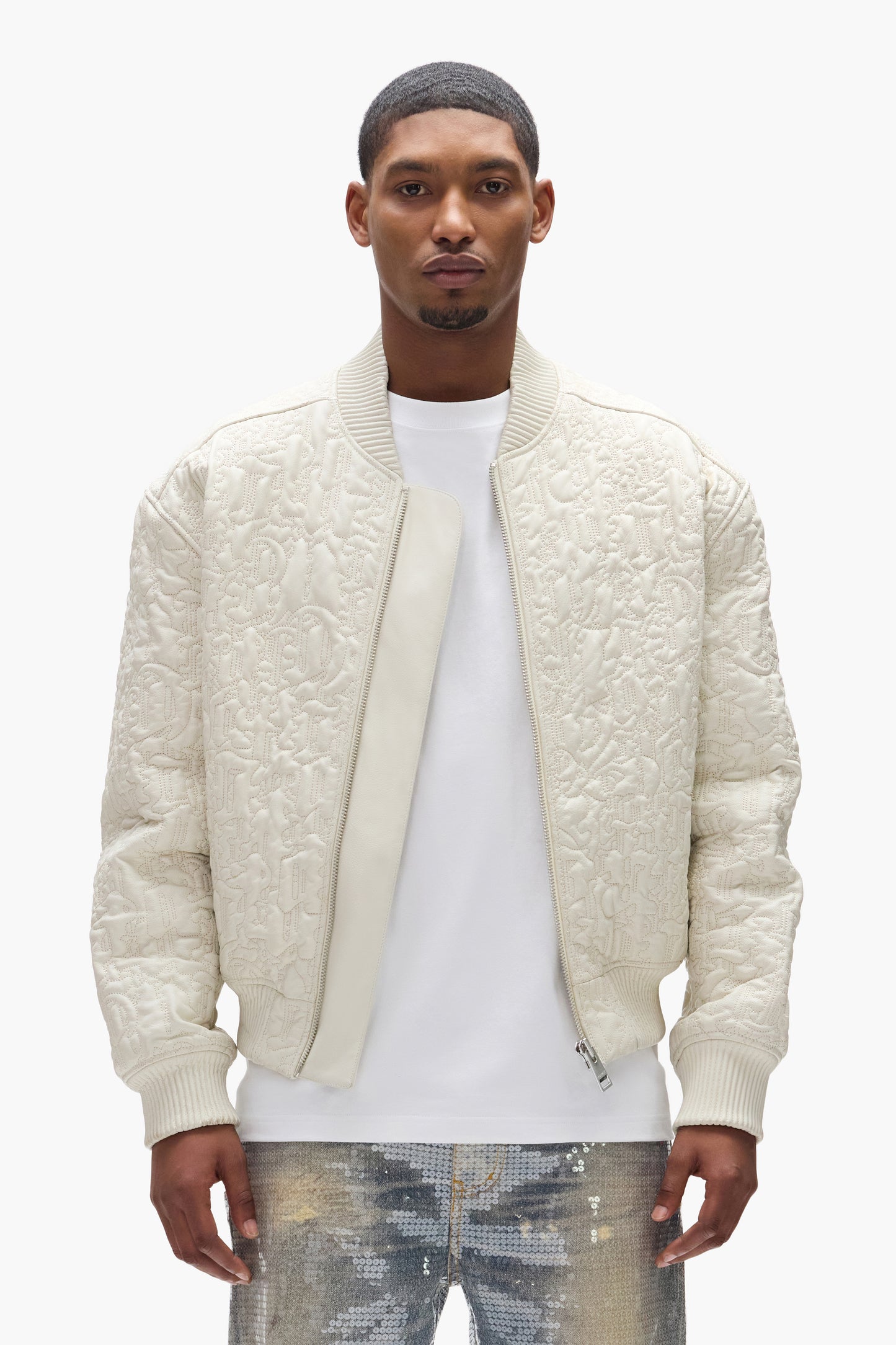 Gothic Outline Bomber Jacket