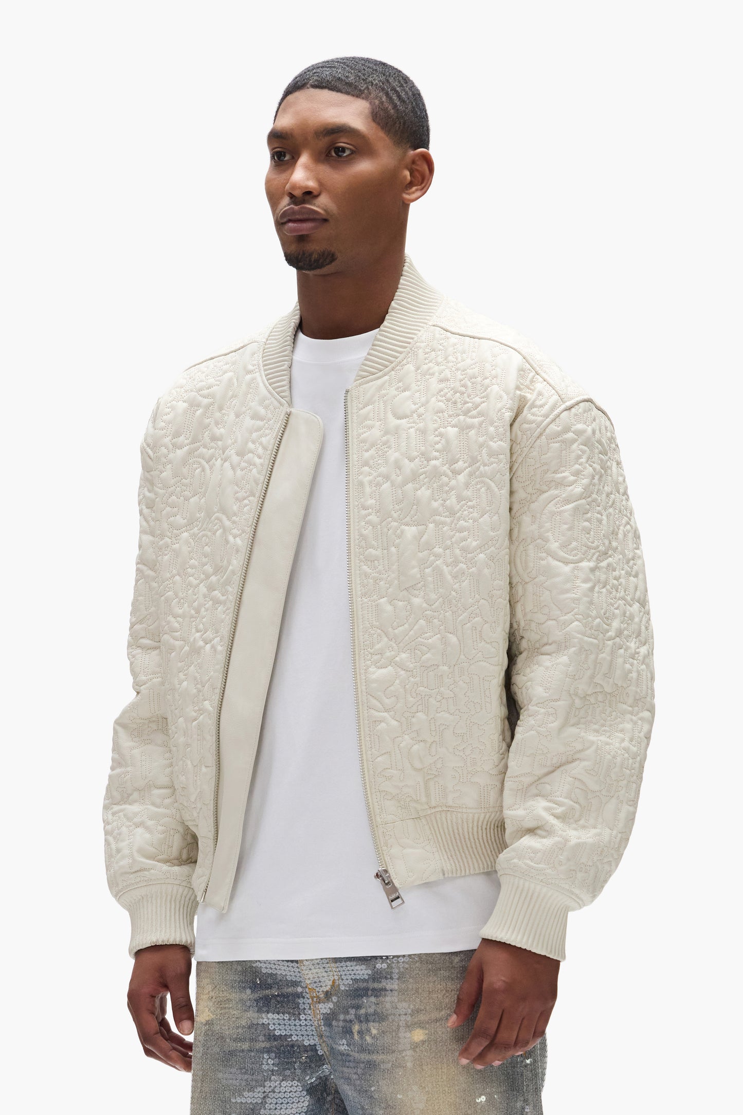 Gothic Outline Bomber Jacket