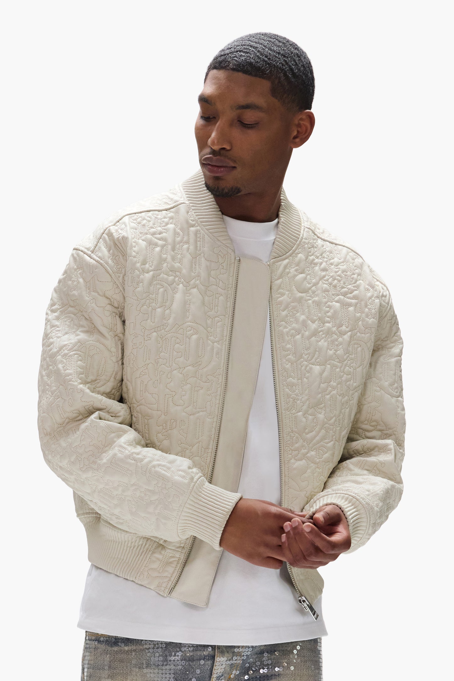 Gothic Outline Bomber Jacket