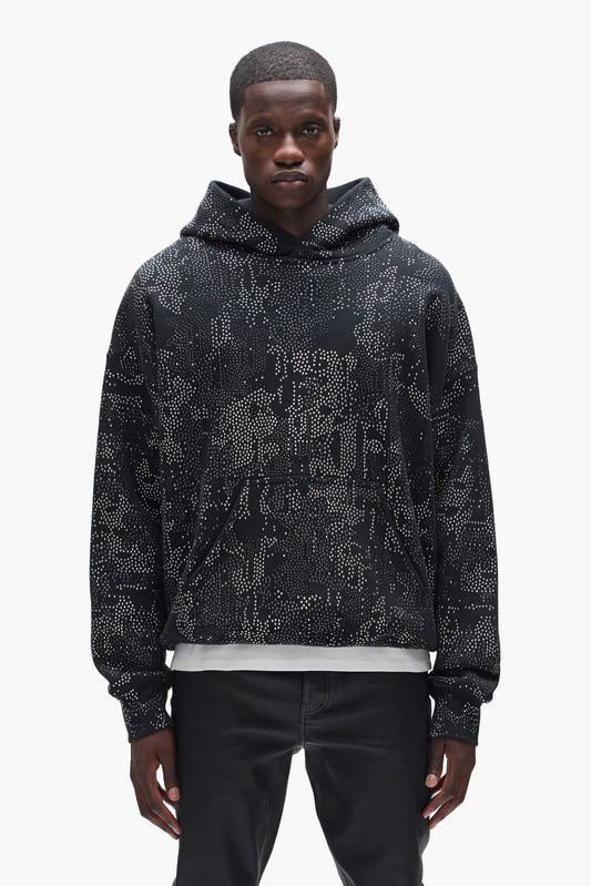 Studded Gothic Camo Hoodie
