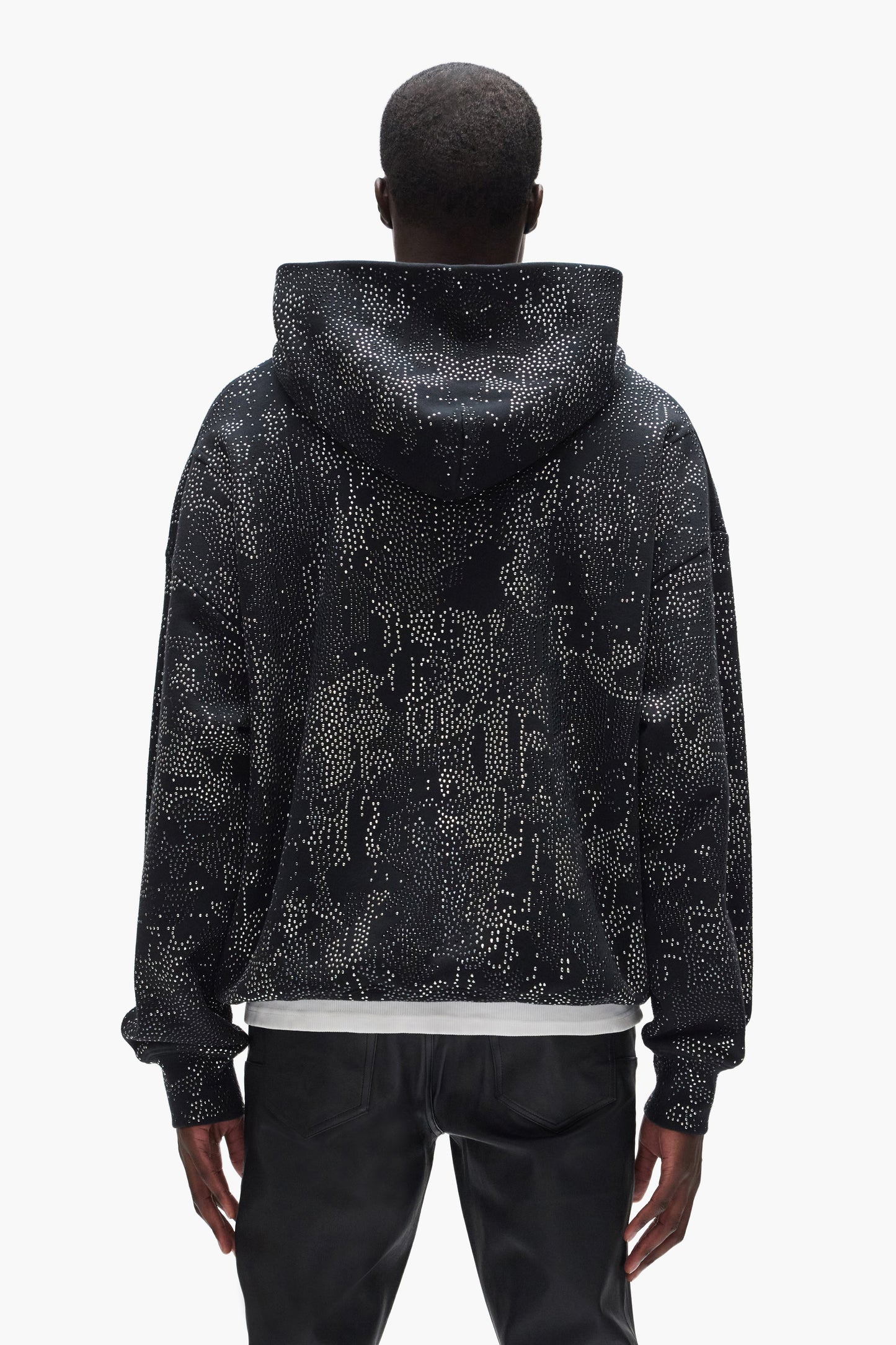 Studded Gothic Camo Hoodie