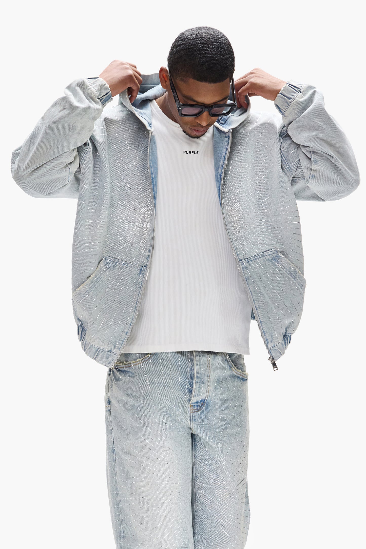 Radial Hotfix Zip Up Hoodie