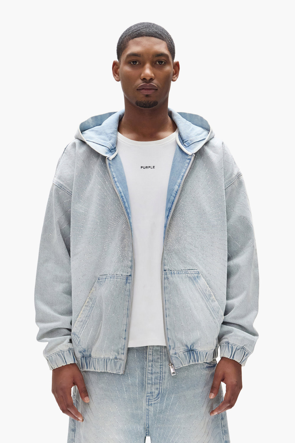 Radial Hotfix Zip Up Hoodie