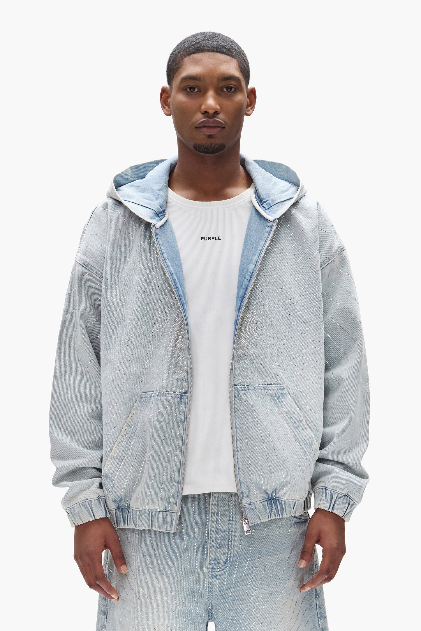 Radial Hotfix Zip Up Hoodie