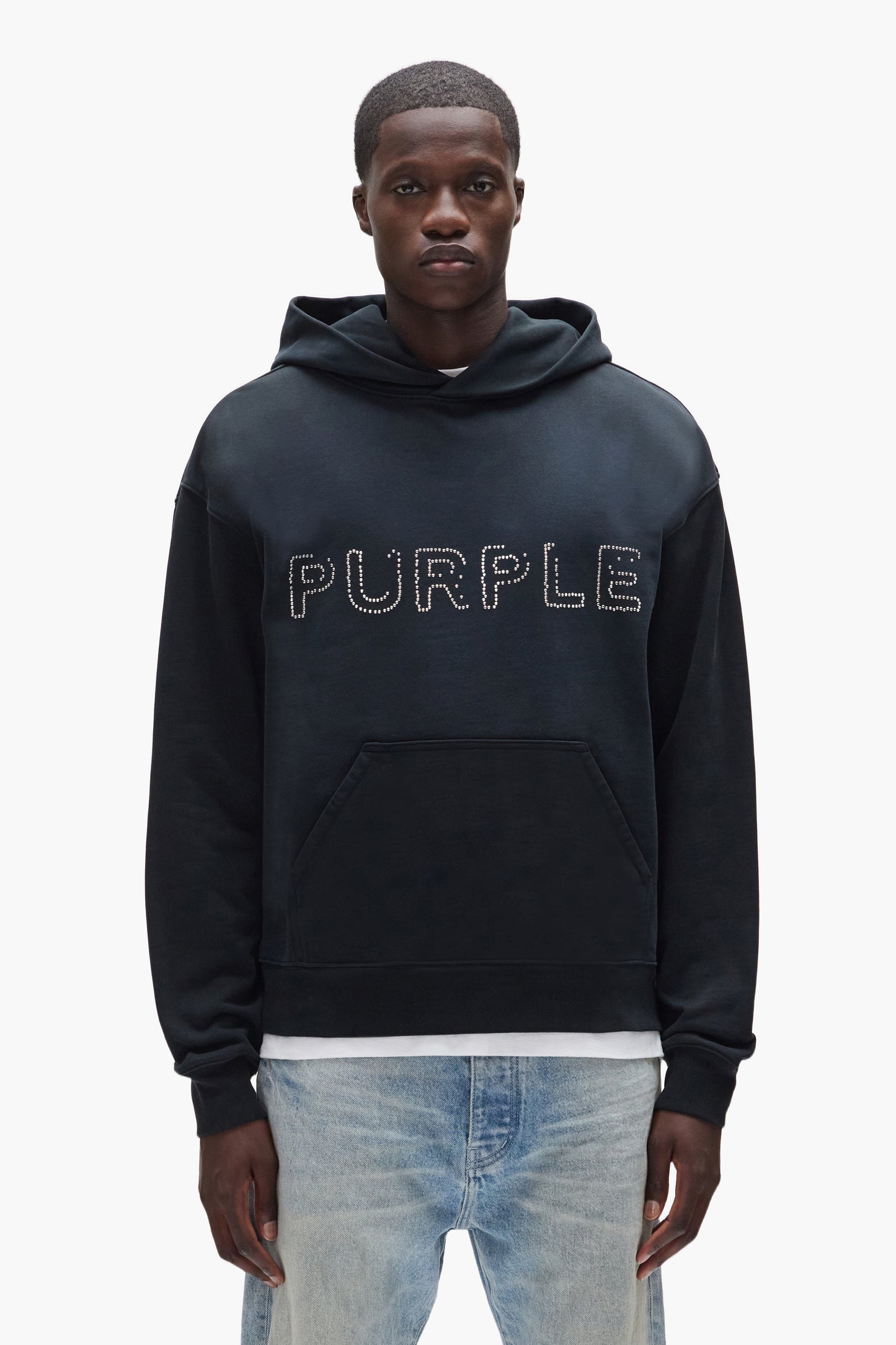 Studded Wordmark Hoodie