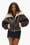 Sherpa Leather Jacket