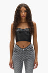 Leather Tube Top