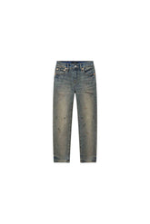 Kids' Oil Repair Denim Skinny in Indigio with 5 Pocket Styling and Adjustable Waist Band