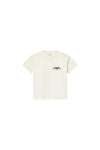 Kids' Painted Lowercase Tee in Coconut Milk, 100% cotton, relaxed fit, sizes 4-5 to 12.