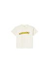 Kids' Inferno Tee in Coconut Milk, relaxed fit, 100% cotton, water print design.