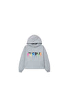 Kids' Painted Lowercase Hoodie, Heather Gray, Sizes 4-5 to 12, Midweight Fleece, Relaxed Fit