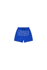 Kids' Stacked Short Turkish Sea 4-5 relaxed fit midweight fleece with elastic waistband.