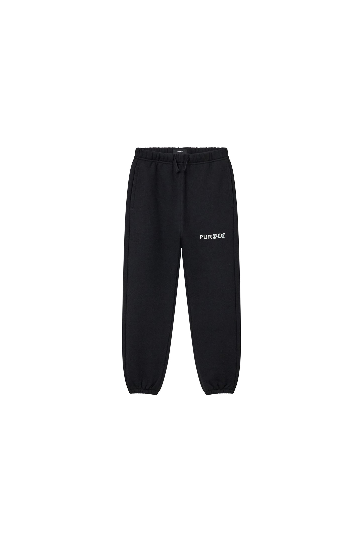Kids' Half & Half Jogger sweatpants in black with relaxed fit and midweight fleece material.