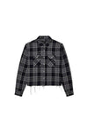 Cropped Flannel Shirt