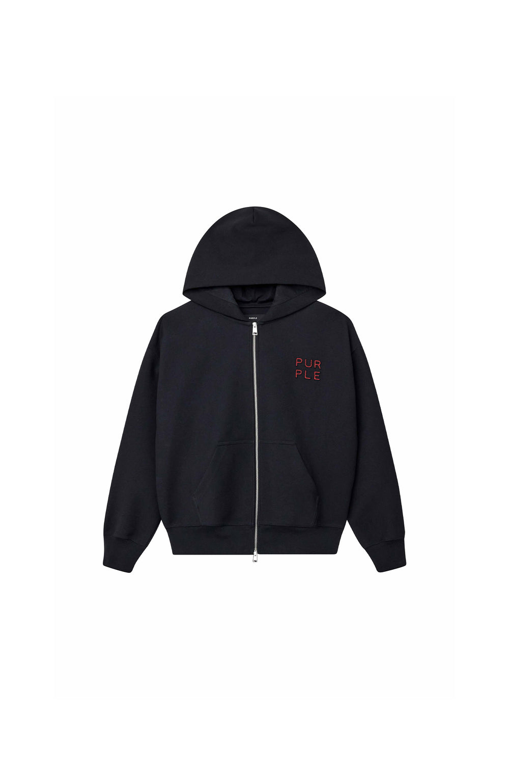 Split Zip Up Hoodie