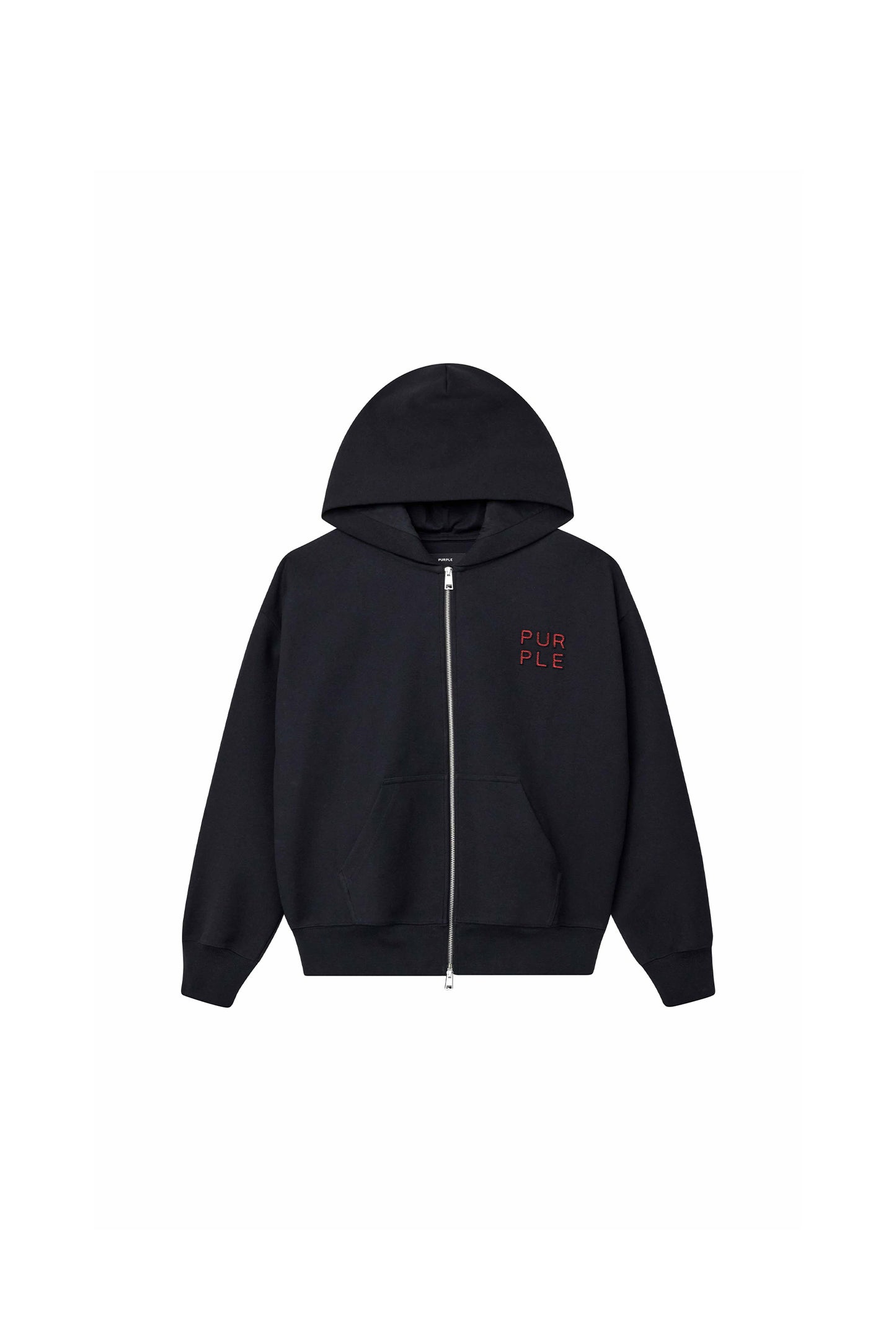Split Zip Up Hoodie