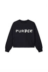 Half & Half Crewneck Sweater
