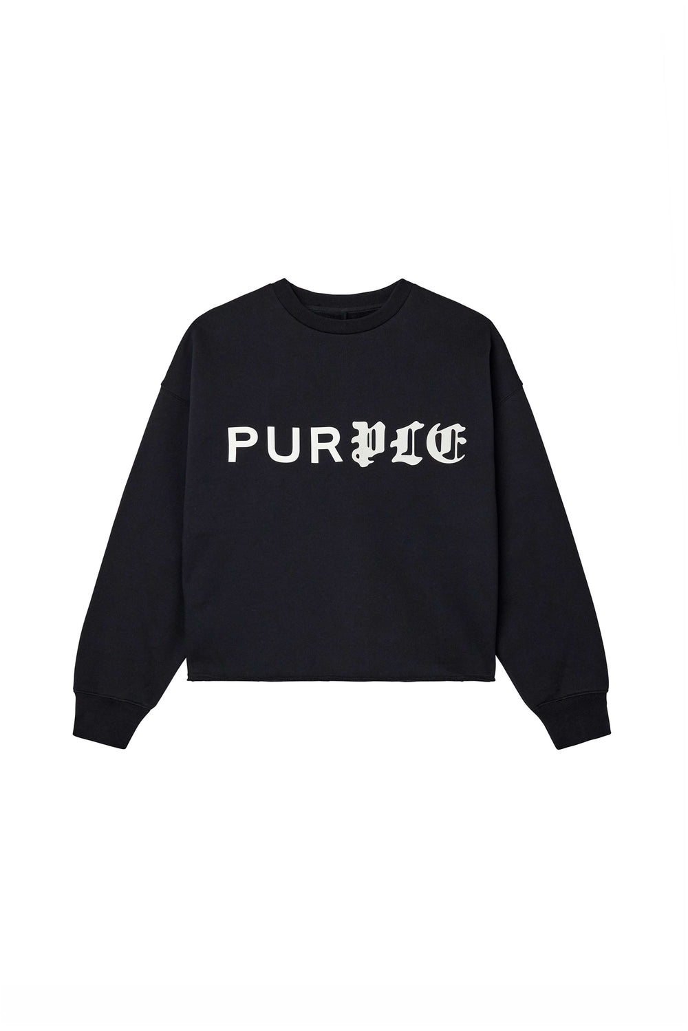 Half & Half Crewneck Sweater